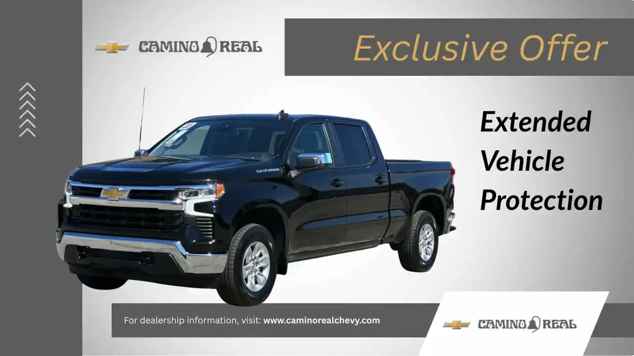Camino Real Chevrolet — exclusive extended warranty offer