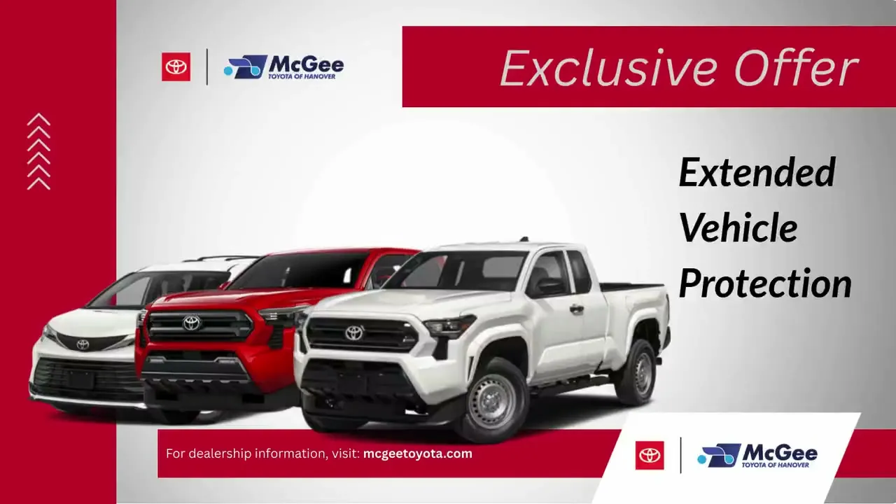 McGee Toyota of Hanover — exclusive extended warranty offer